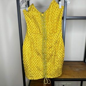 NWT Women's Sz4 PLT Lace-Up Mini Dress